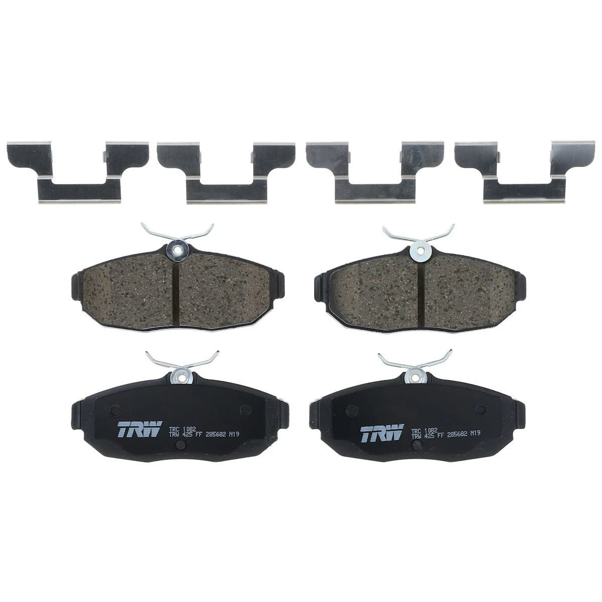 2X TRC1082 Brake Pad Set Rear for Ford Mustang (2005–2011)