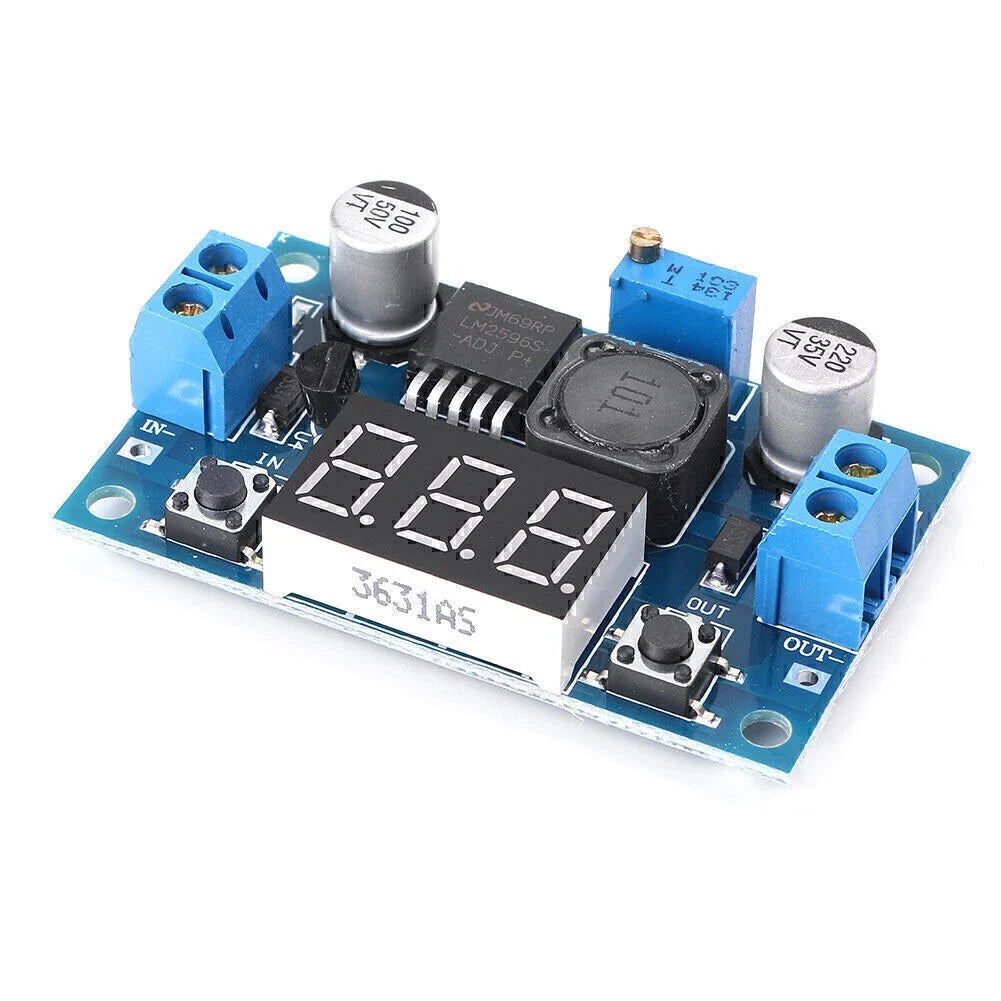 DC-DC LM2596S Buck Converter for Various Applications (4-40V to 1.3-37V)