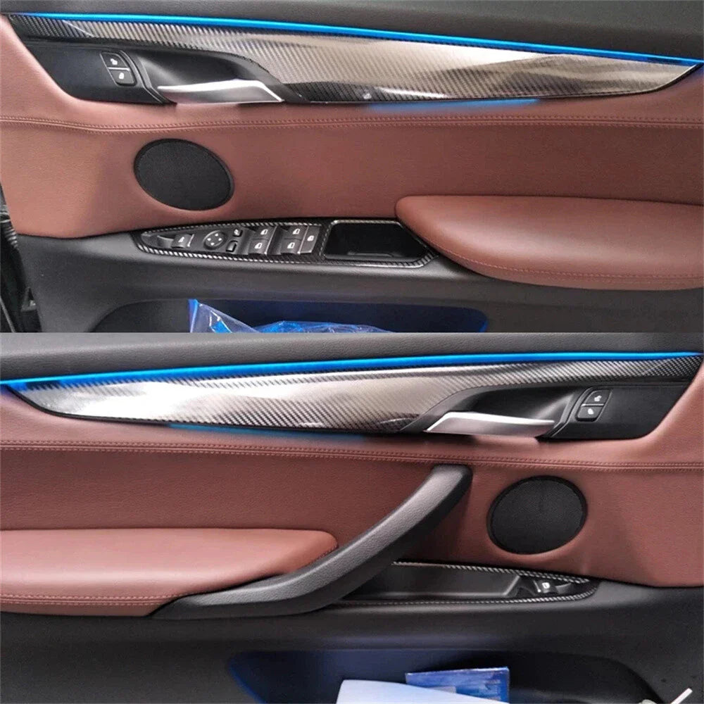 5D Carbon Fiber Interior Trim Decal Sticker for BMW X5 (2008-2018)