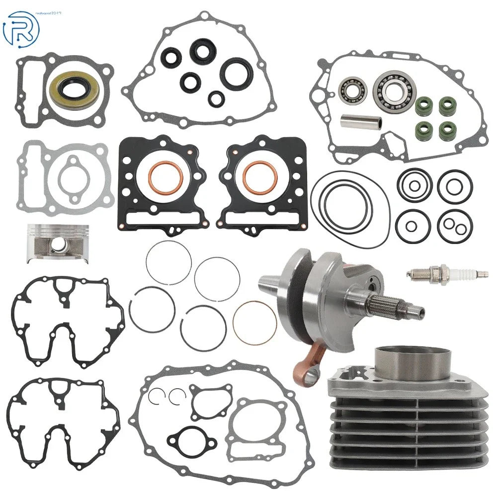 Crank Rod Motor Rebuild Kit Piston Gaskets for Honda 400EX 400X (1999–2004)
