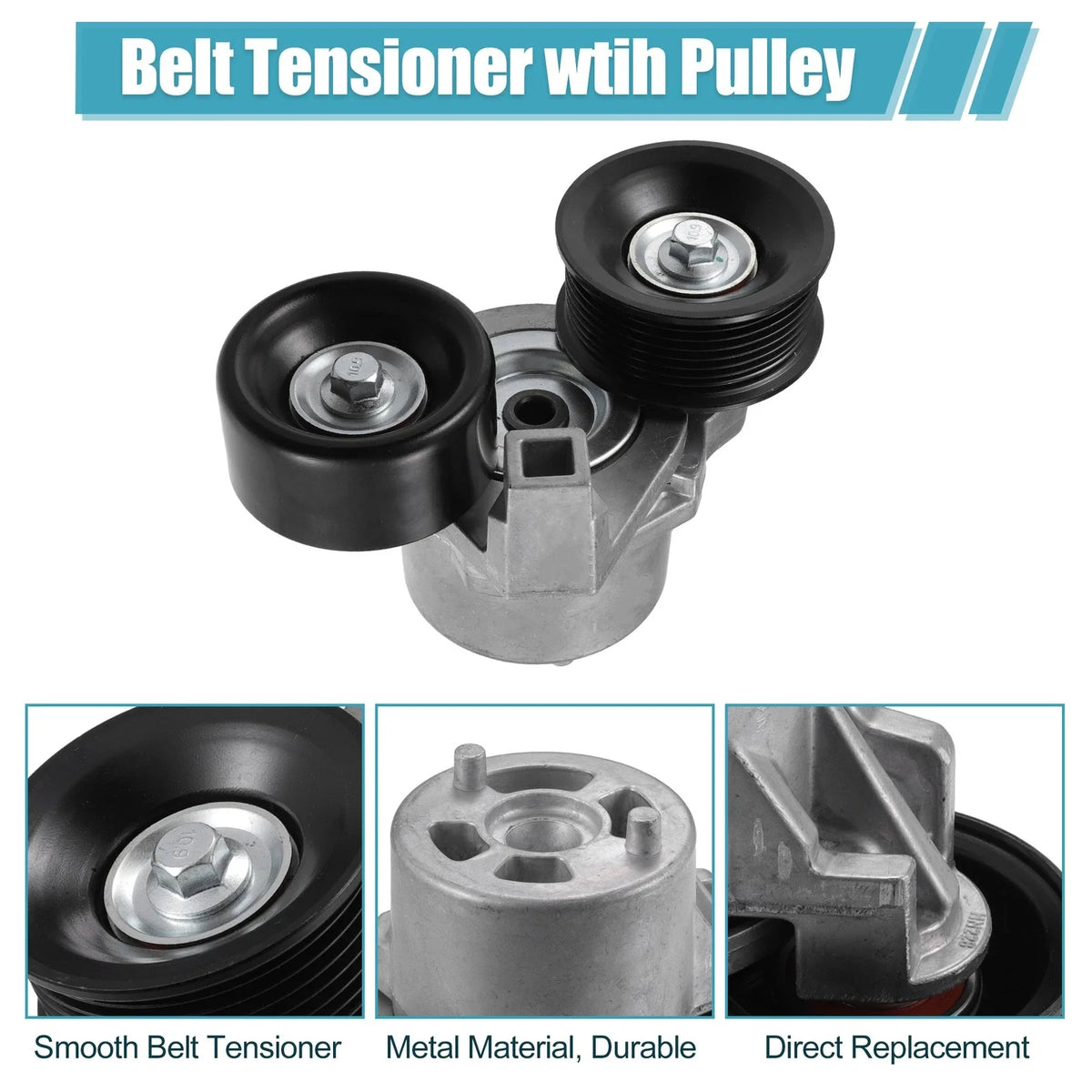 Belt Tensioner Pulley Assembly for Ford F-250 Super Duty (1999–2003)
