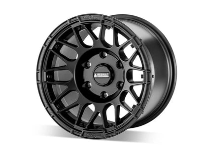 Assault Industrie 7" Satin Black Hellfire Wheels 4/156 for