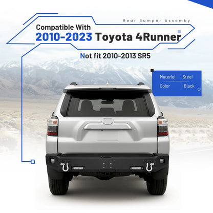Rear Bumper Assembly for Toyota 4Runner (2010–2023) CON-A000000666 w/LED Lights