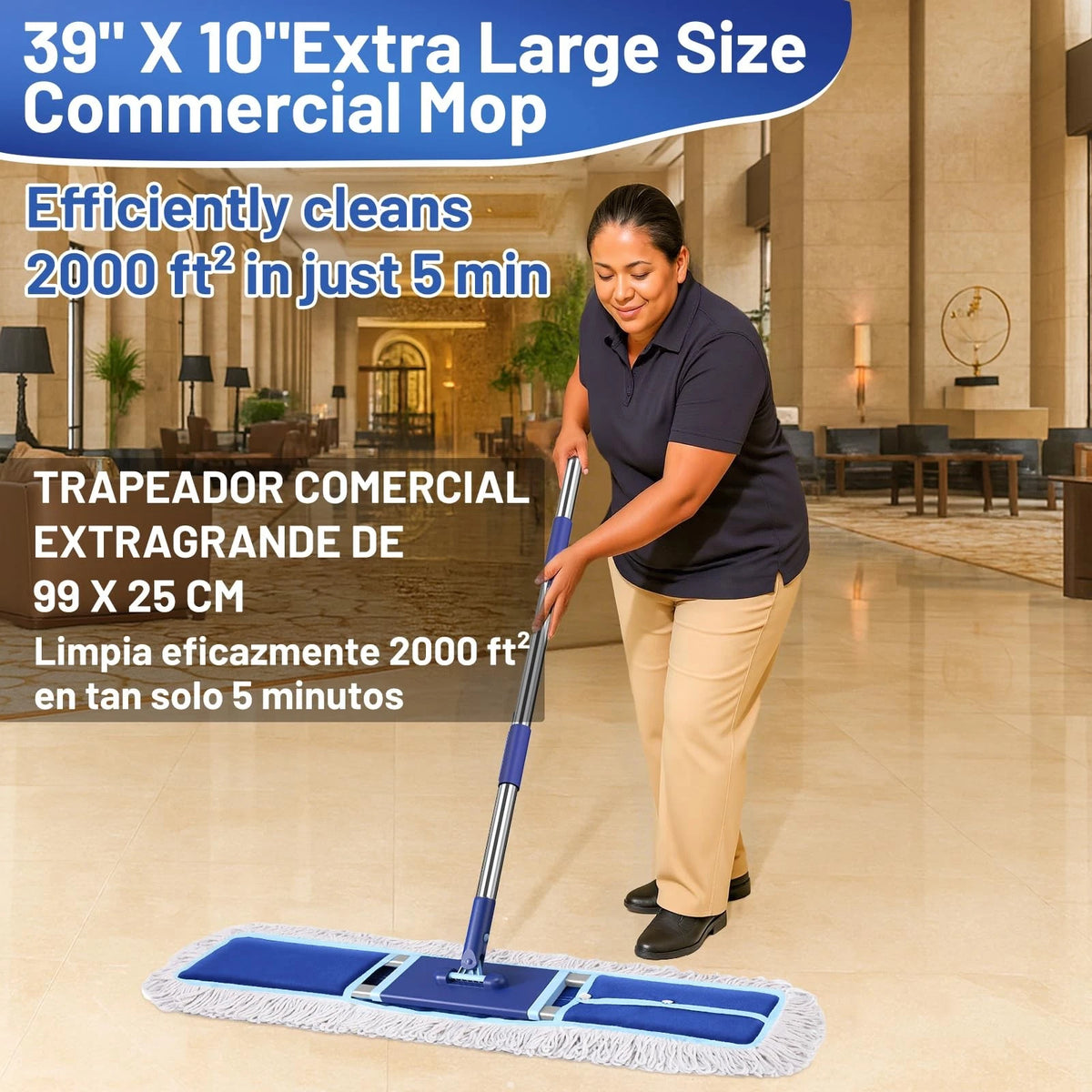 36" Commercial Dust Mop for Mop (No Part Numbers)