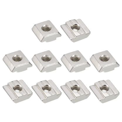 30pcs T Nuts for 3030 M6 T Slot Bolts