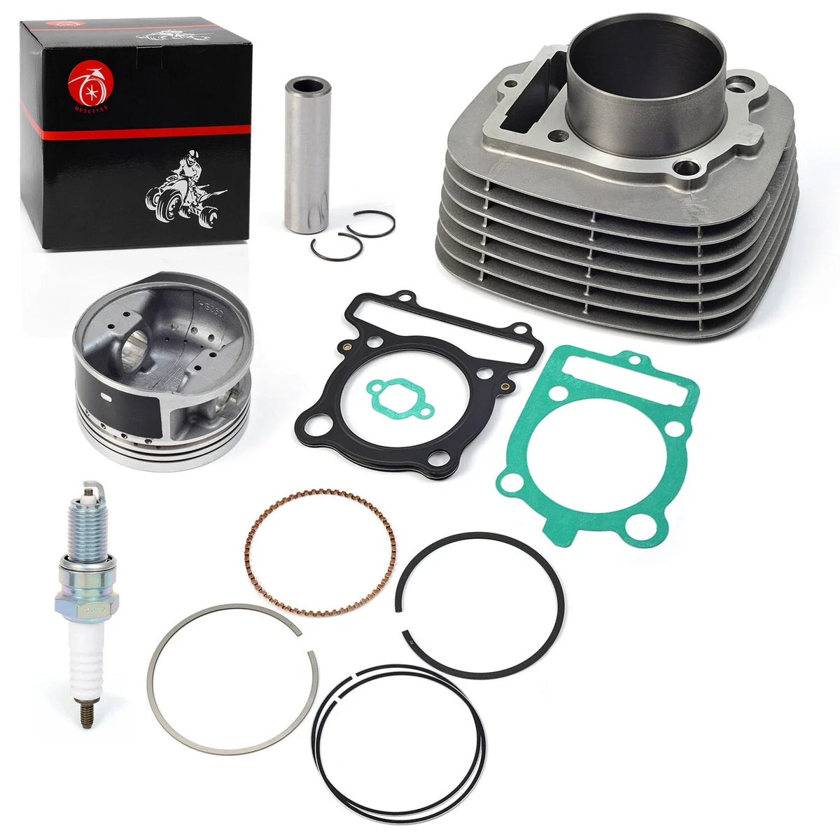 Top End Kit with Cylinder Piston Ring Gasket for Yamaha Grizzly 350 (2007–2011)
