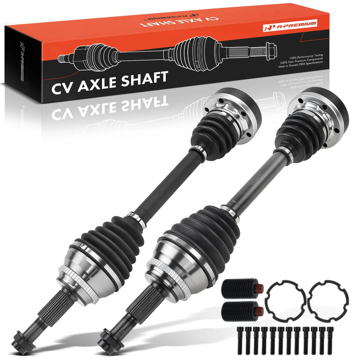 2X Front CV Axle Assembly for Toyota Highlander (2001–2003) 4341028051, 4342048081