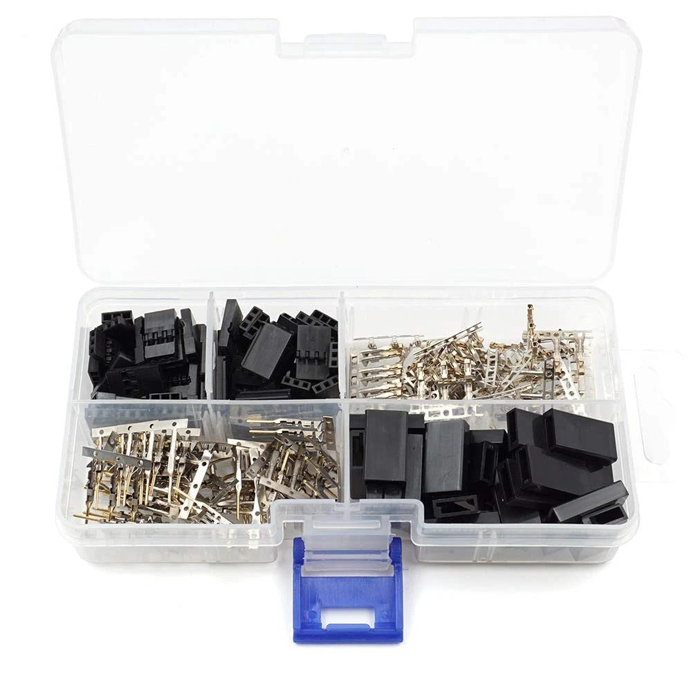 Set of 30 Servo Plug Male Female Connector Crimp Pin Kit
