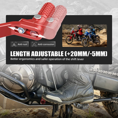 CNC Forged Gear Shift Lever for Honda CRF1000L Africa Twin (2016–2019)