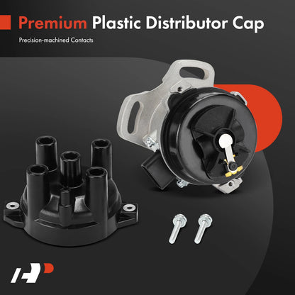 Ignition Distributor w/ Cap & Rotor for Mazda Protege (1990–1994) BP0218200A, T2T53071B, T2T53171, T2T53171B, MZ12, DST38403