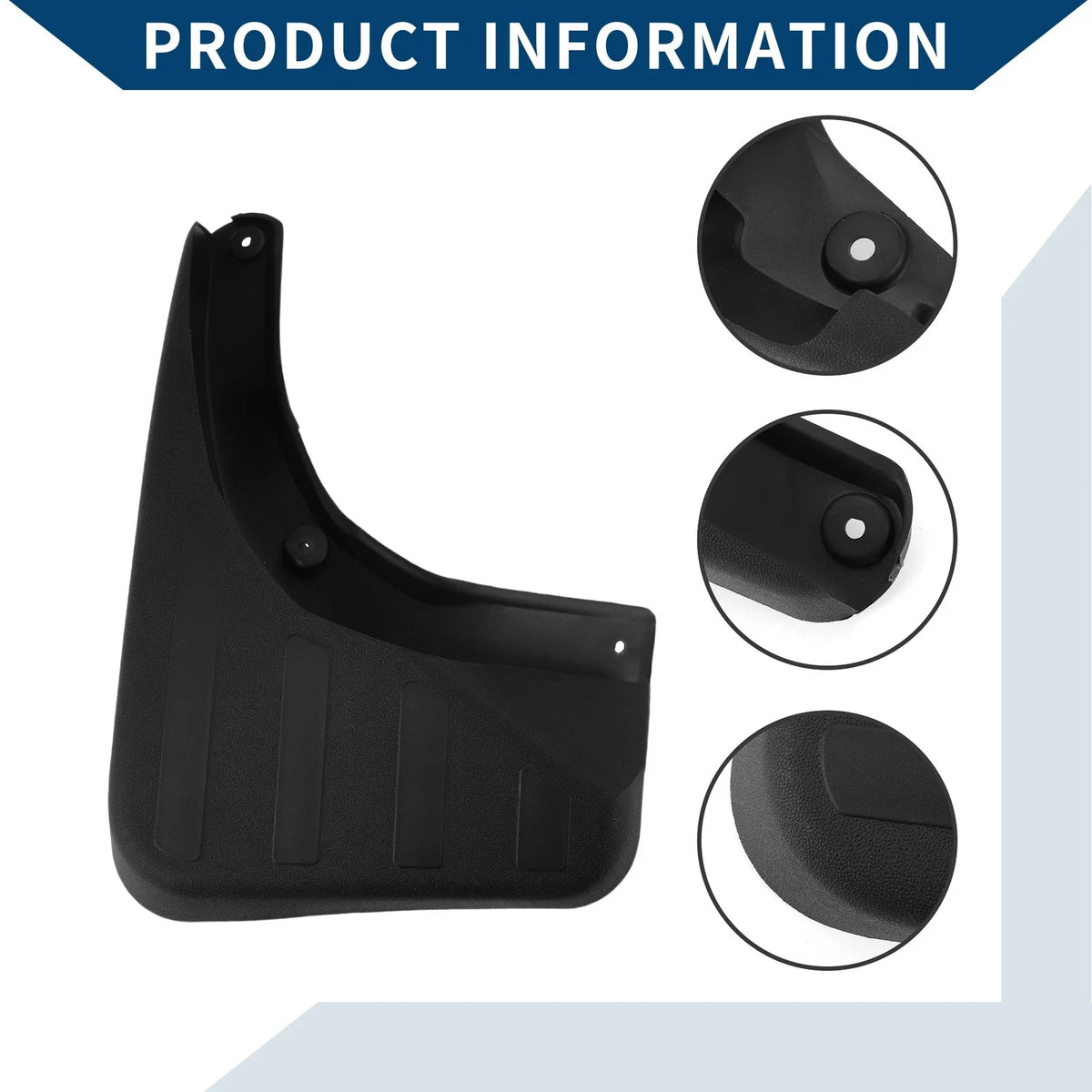 Set of 4 Mud Flaps Splash Guards for Mercedes-Benz GLK300 (2008–2013)