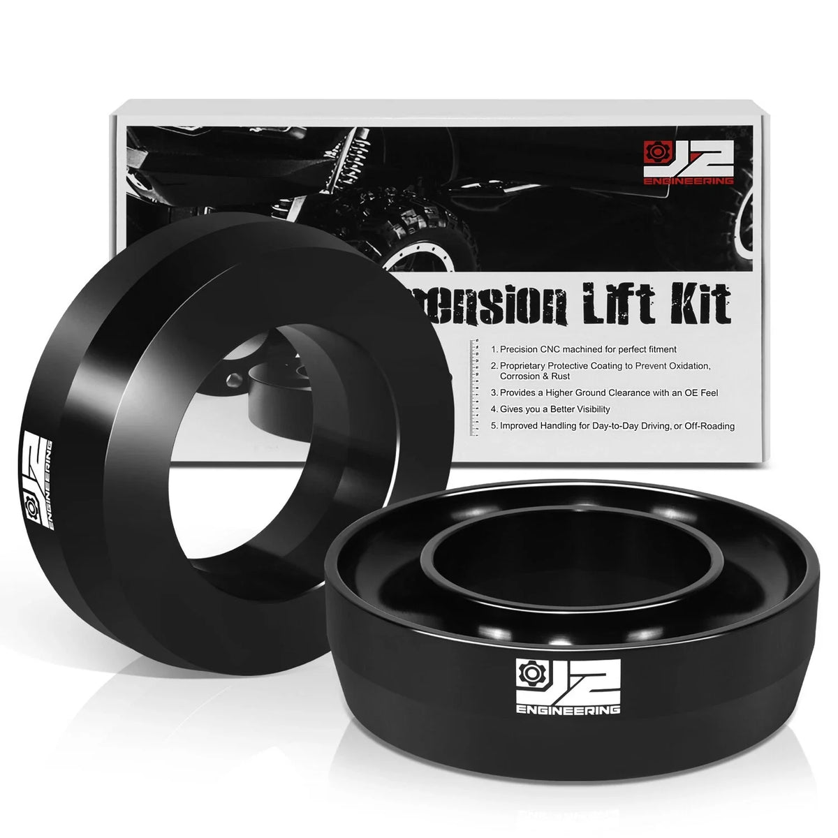 2.5" Coil Spring Front Lift Level Spacer for Silverado Sierra 1500 (1999–2007)