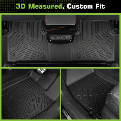 Set of 4 TPE Waterproof Floor Mats for Genesis GV80 (2021–2024) LYRLTF69