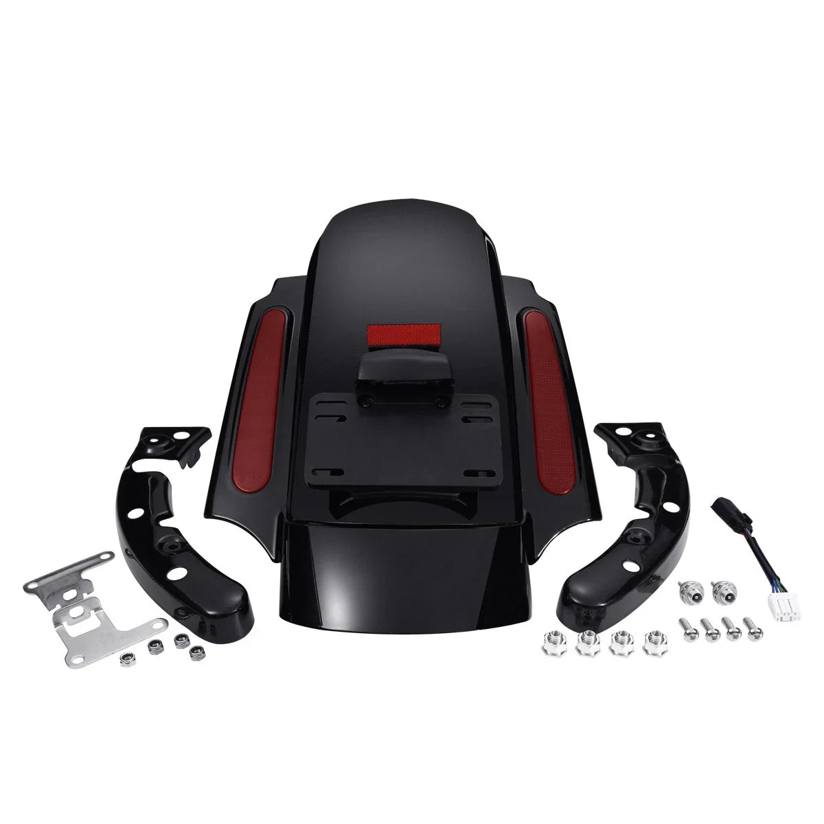 5" Stretched Hard Saddlebags with LED for Harley Touring (2009–2013)