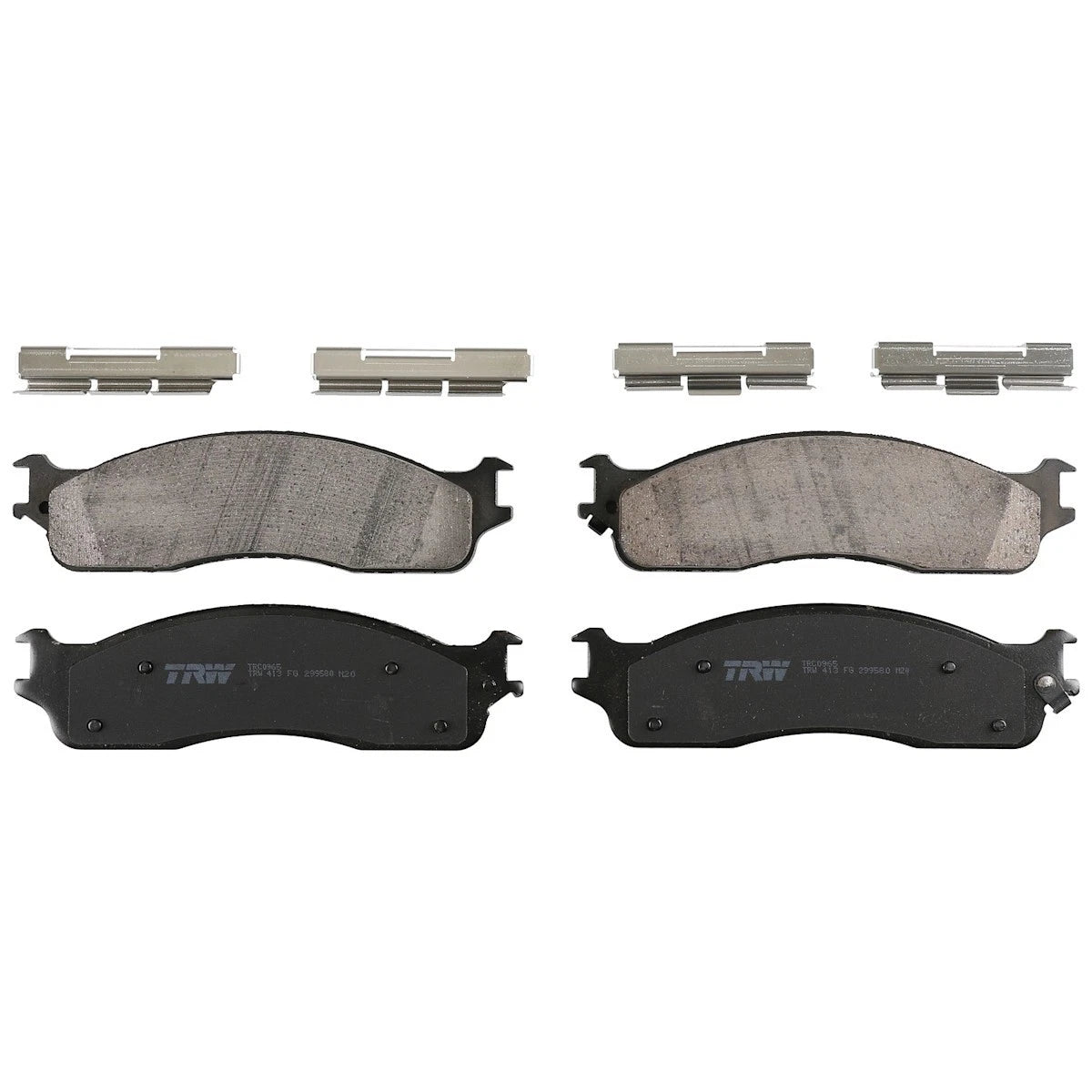2X Brake Pad Set for Dodge Ram 2500 3500 1500 (2003–2008) TRC0965
