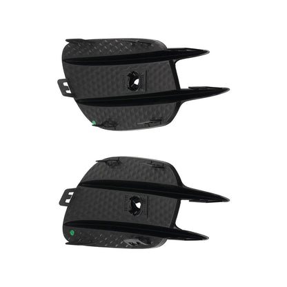 2X Front Bumper Fog Light Grille Cover for Mercedes-Benz W213 E Class (2016–2019)