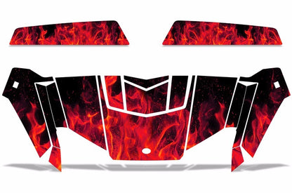 UTV Decals Graphics Stickers for Polaris Ranger EV (2009–2015)