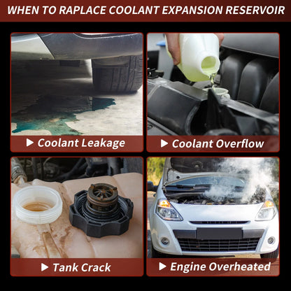 Coolant Expansion Reservoir Tank w/Cap for Toyota RAV4 (2006–2018) 164700V010
