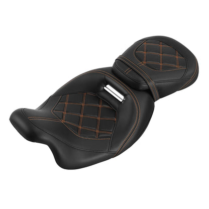 Rider Driver Passenger Seat for Harley Electra Street Road Glide (2009–2023)