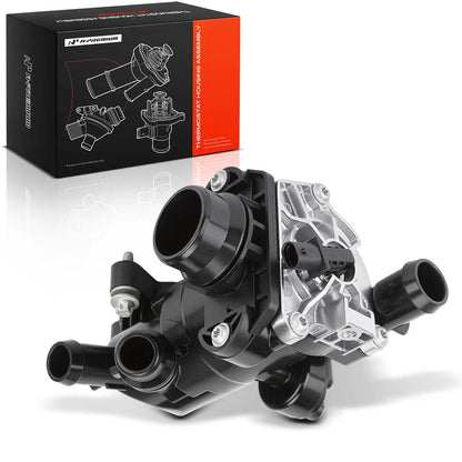 Engine Coolant Thermostat Housing Assembly for Mercedes-Benz C300 E350 (A2642001501, 2642001501, 2642003901, 2642006600)