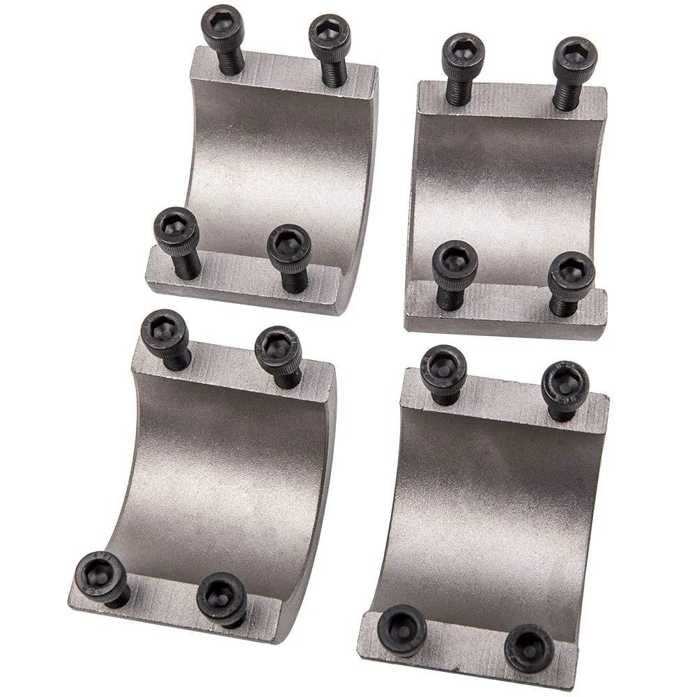 Set of 4 Steel Tube Clamps for Universal Roll Cage (CNC Machined)