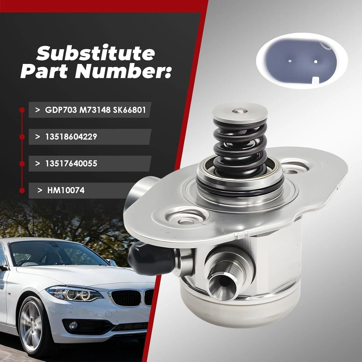 High Pressure Fuel Pump for BMW 228i 320i 328i 428i 528i X1 (2012–2019)