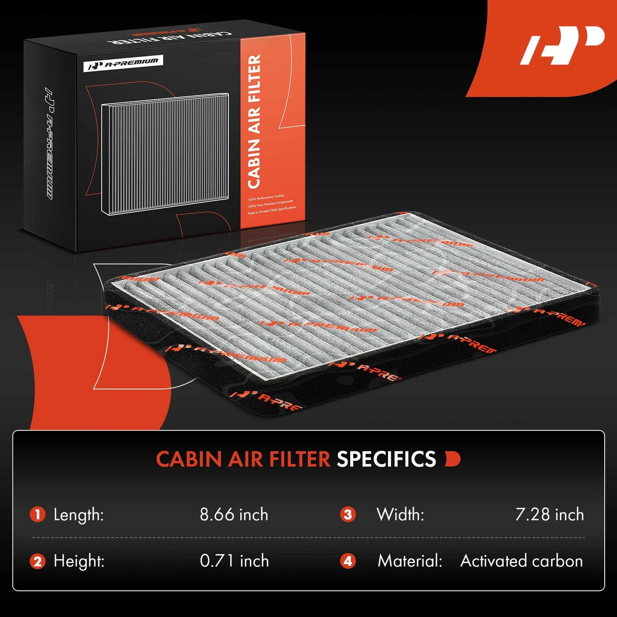 Cabin Air Filter for Mitsubishi Eclipse Galant (1999–2005) MR500360, 24682