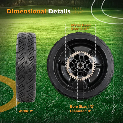 Set of 4 Front Wheels for Honda HRN216 (VKA, VKAA, VYAA) 44710-VR8-N00ZA