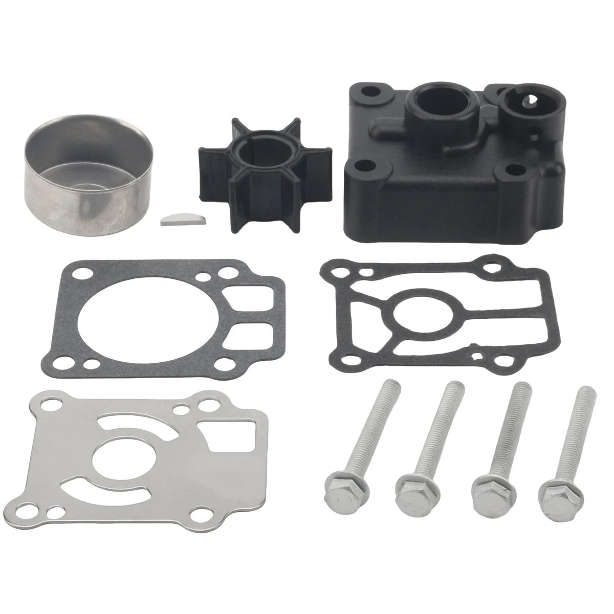 Water Pump Impeller Kit & Housing for Tohatsu Outboard M25C3 M30A4 M40C (N/A) 361-87322