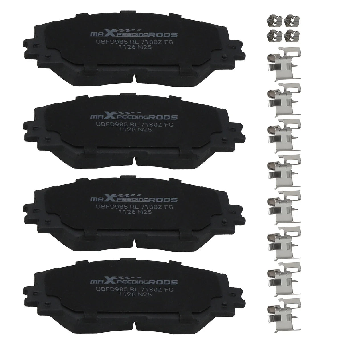 Front Ceramic Brake Pads Set for Toyota Corolla Matrix Prius V RAV4 (2006–2018)