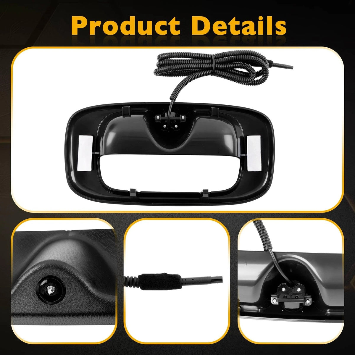 Metal Tailgate Handle with Backup Camera for Chevy Silverado GMC (1999–2007)