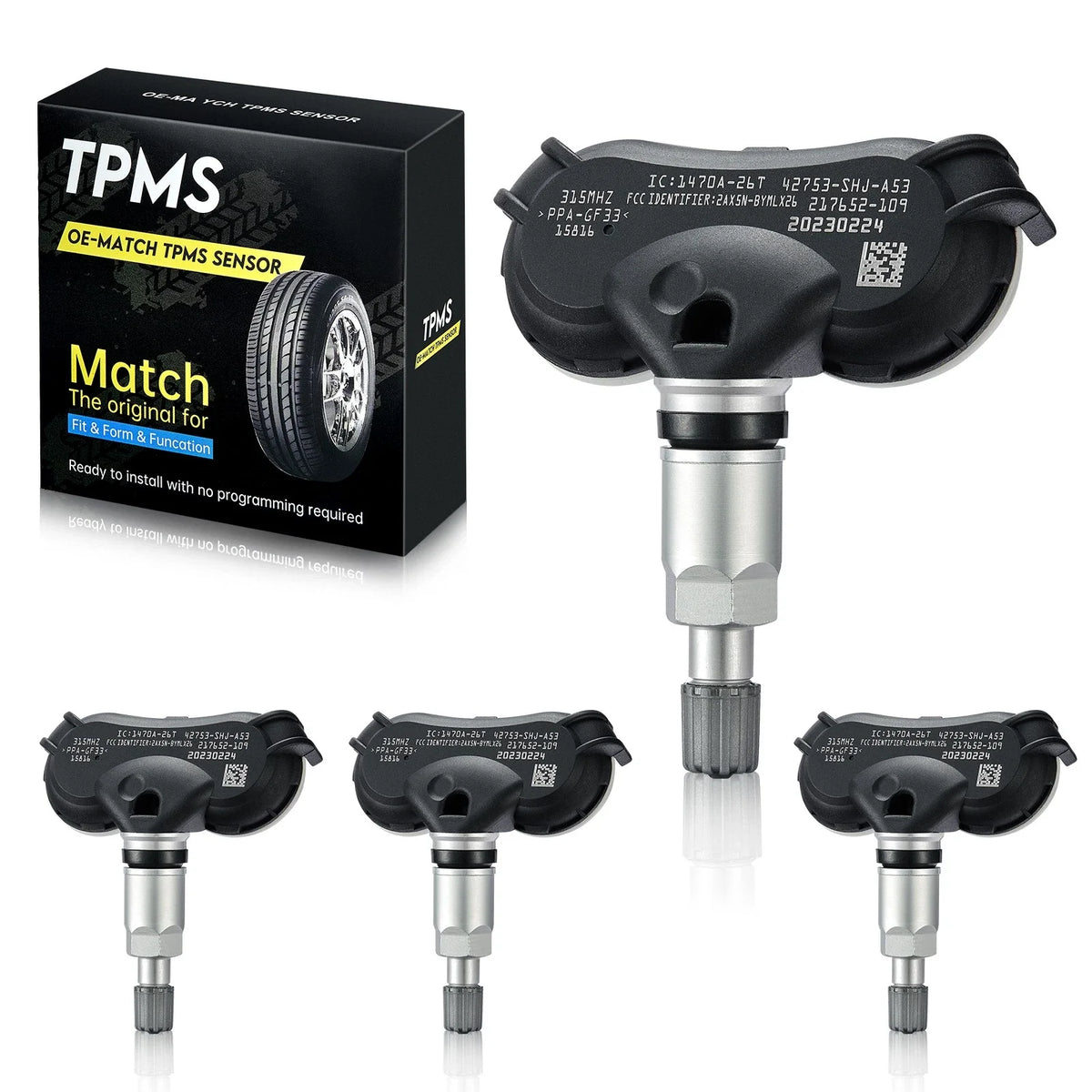 TPMS Sensors for Acura RL & TL and Honda Pilot (2005–2008)