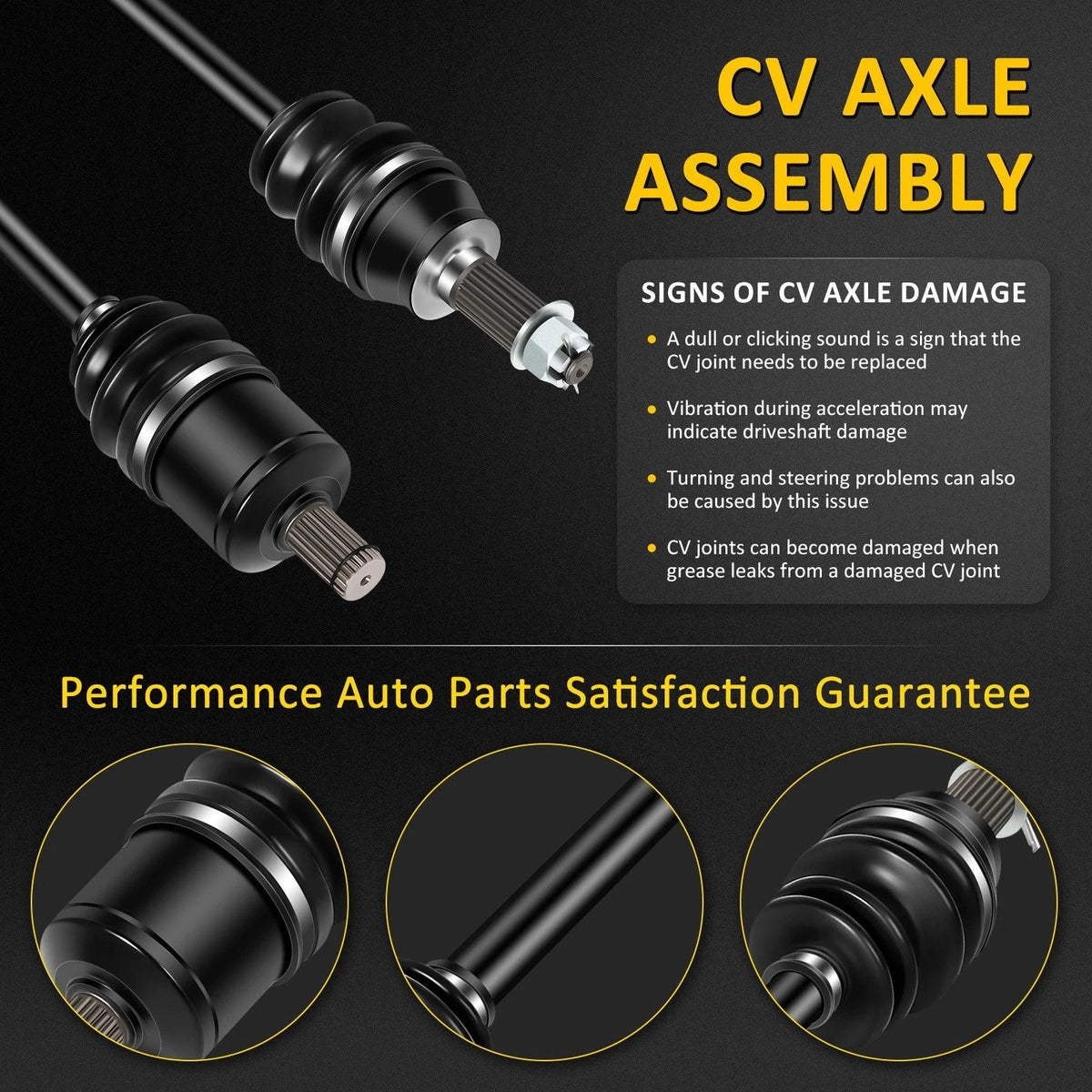 CV Axle Shaft for Polaris General 1000 Hunter Edition (2017)