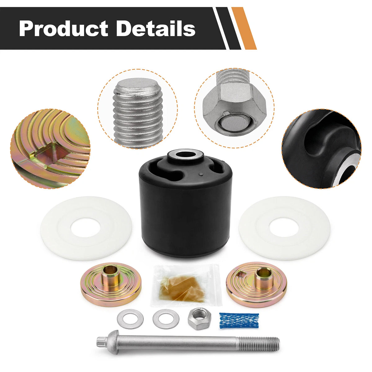 Set of 2 Quick Align Pivot Bushing Kit for Hendrickson S28654