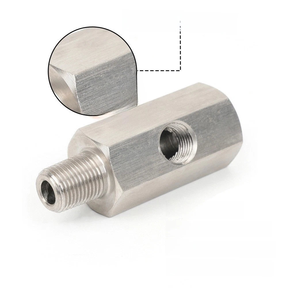 1/8 NPT Male Thread Stainless Steel Adapter for Pressure Sensors (2010–2023)