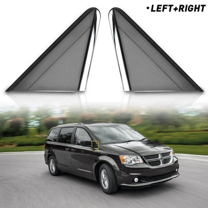 Left & Right Mirror Flag Applique for Chrysler Town & Country Dodge Grand Caravan
