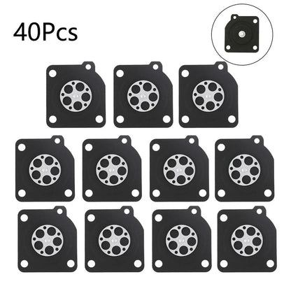 40Pcs Carburetor Metering Diaphragm Repair for ZAMA C1U A015010