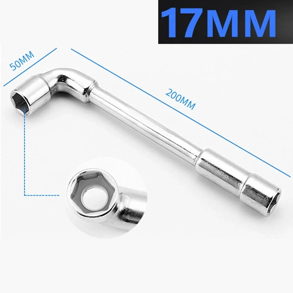 Perforated Elbow Socket Wrench Set of 6 (19mm) for Automotive Use