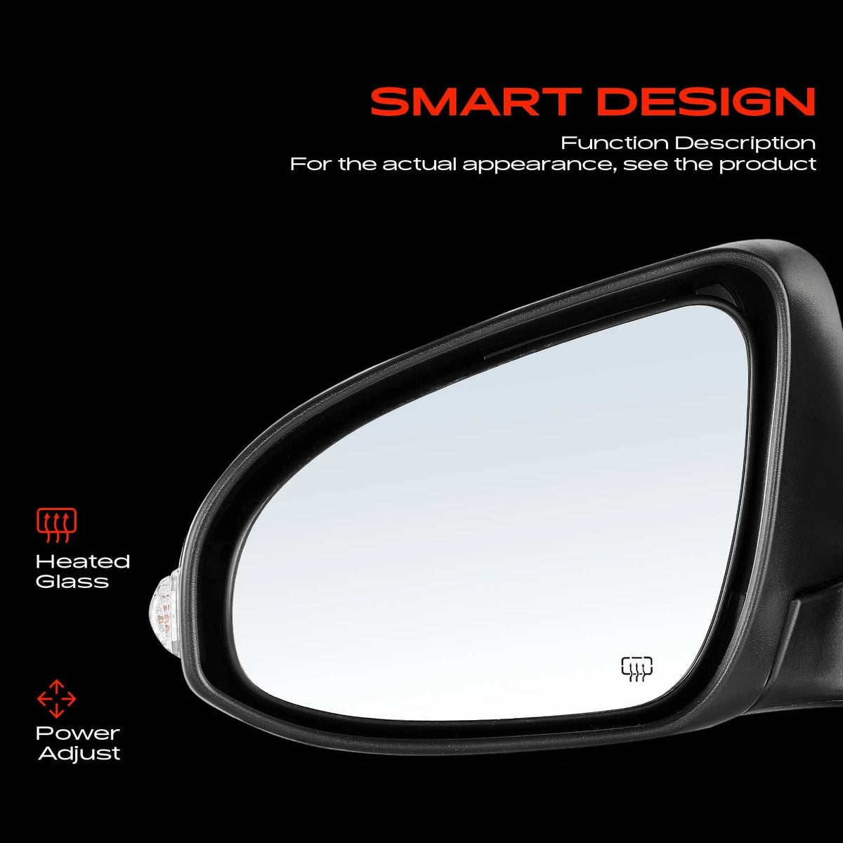 Driver Power Mirror for Toyota Corolla (2014–2019) - 8794002F50, TO1320295