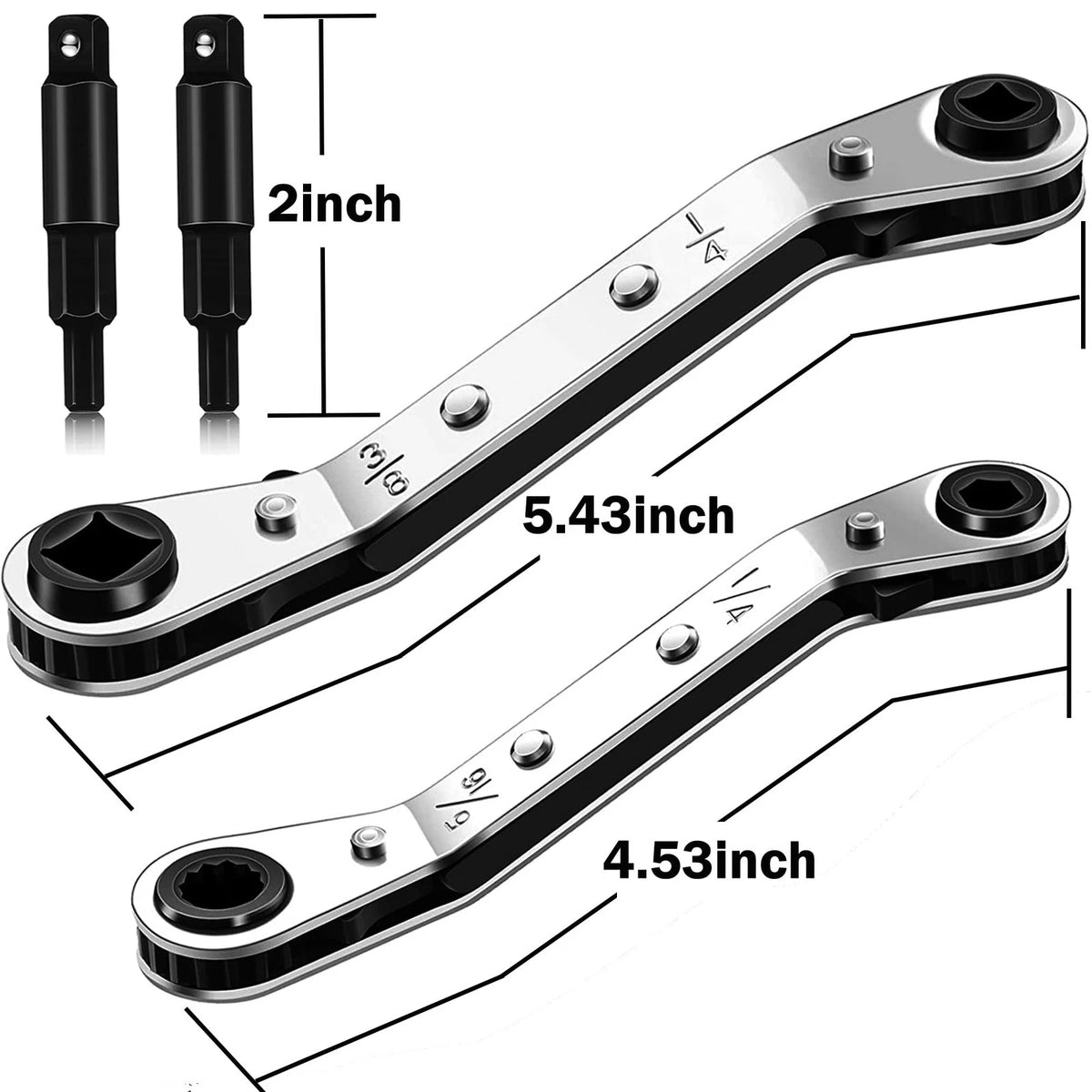 3/16” to 3/8” HVAC Service Wrench Tool for Air Conditioner