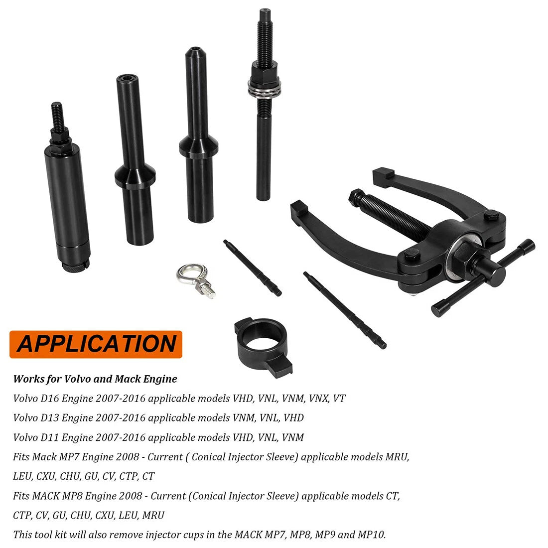 Injector Nozzle Remover & Installer Tool for Volvo Mack Truck