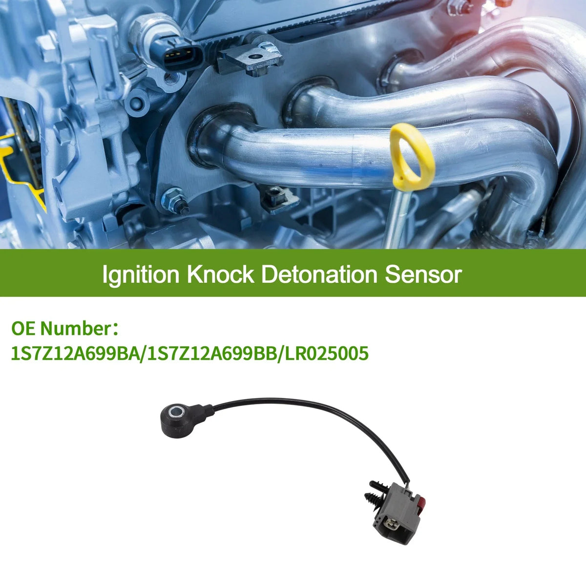 1 Pc Ignition Knock Detonation Sensor No.1S7Z12A699BA for Ford Focus (2005–2012)