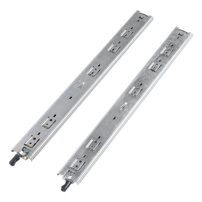 1 Pair 22 Inch Heavy Duty Locking Drawer Slides (150 Lb Capacity)