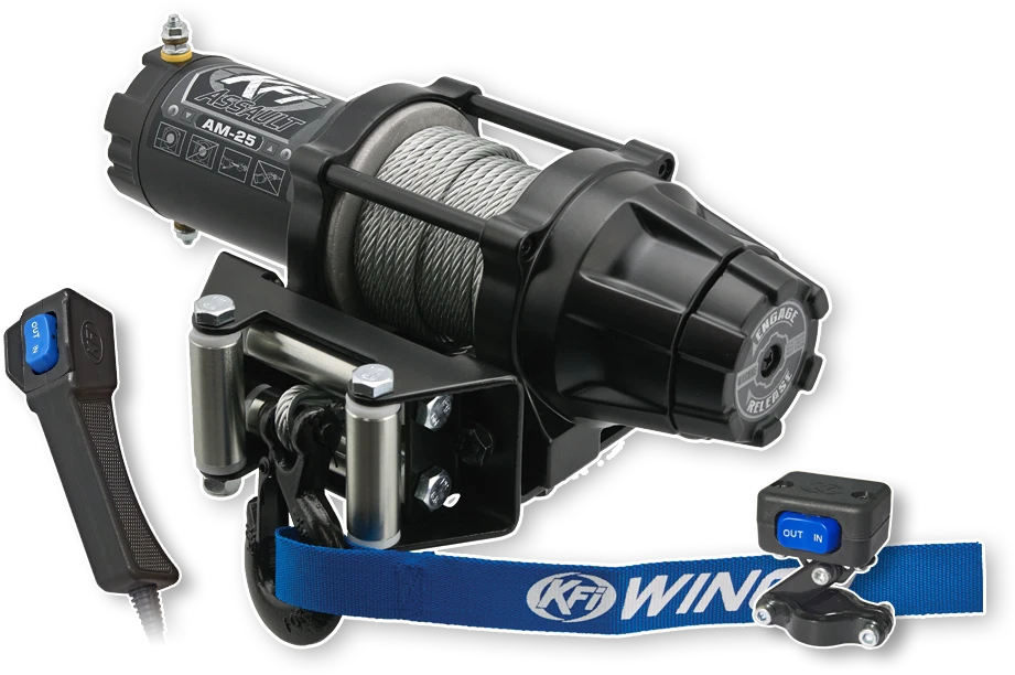 KFI Assault Series Winch Steel Cable for (AM-25)