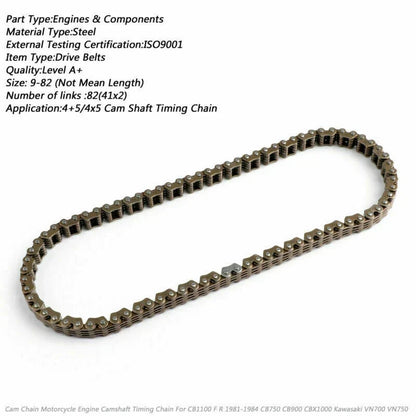 Timing Cam Drive Chain for Honda CB750C, CB750F, CB900C, CB900F (1979–1983)