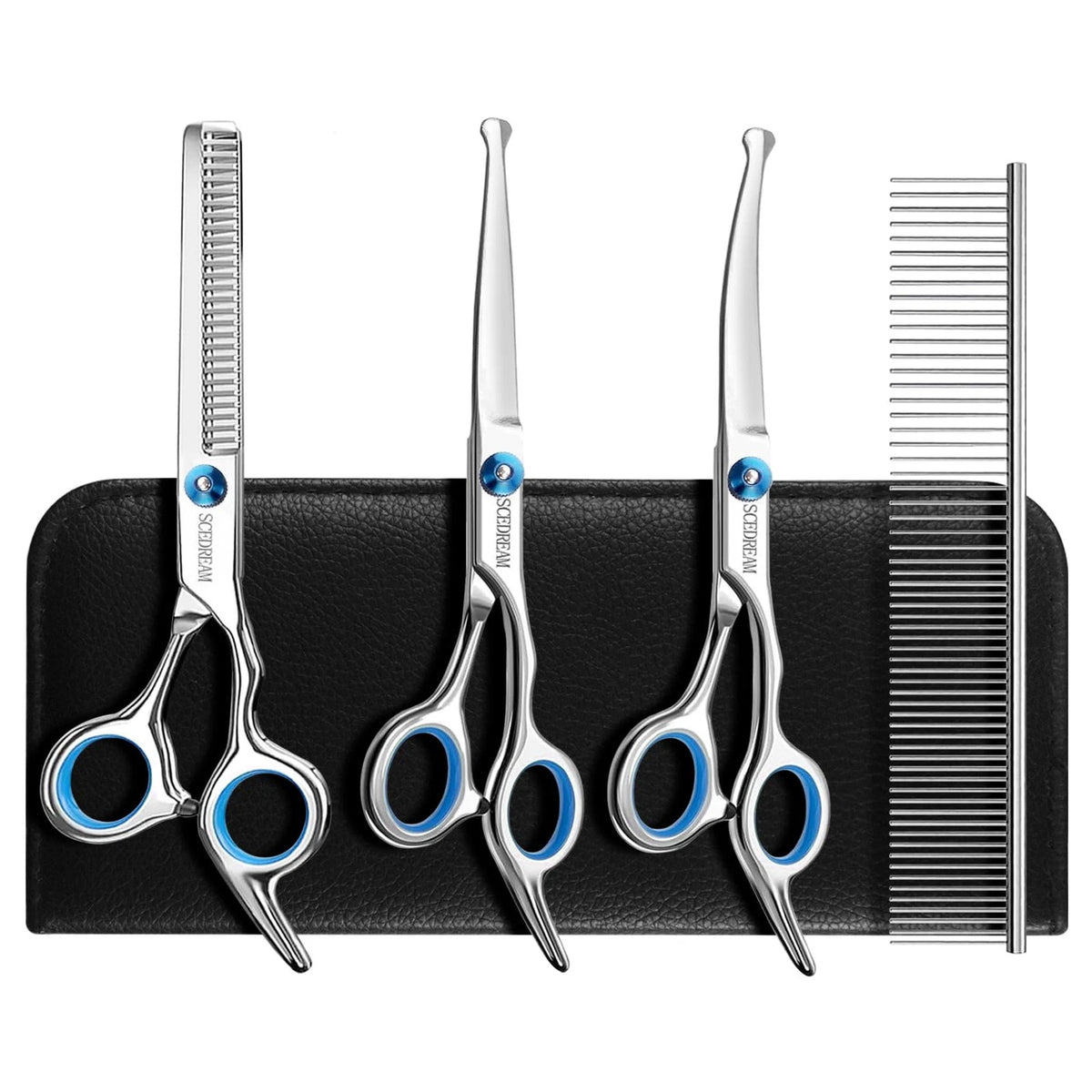 Dog Grooming Scissors for Dogs with Safety Round Tips (5.5 in)