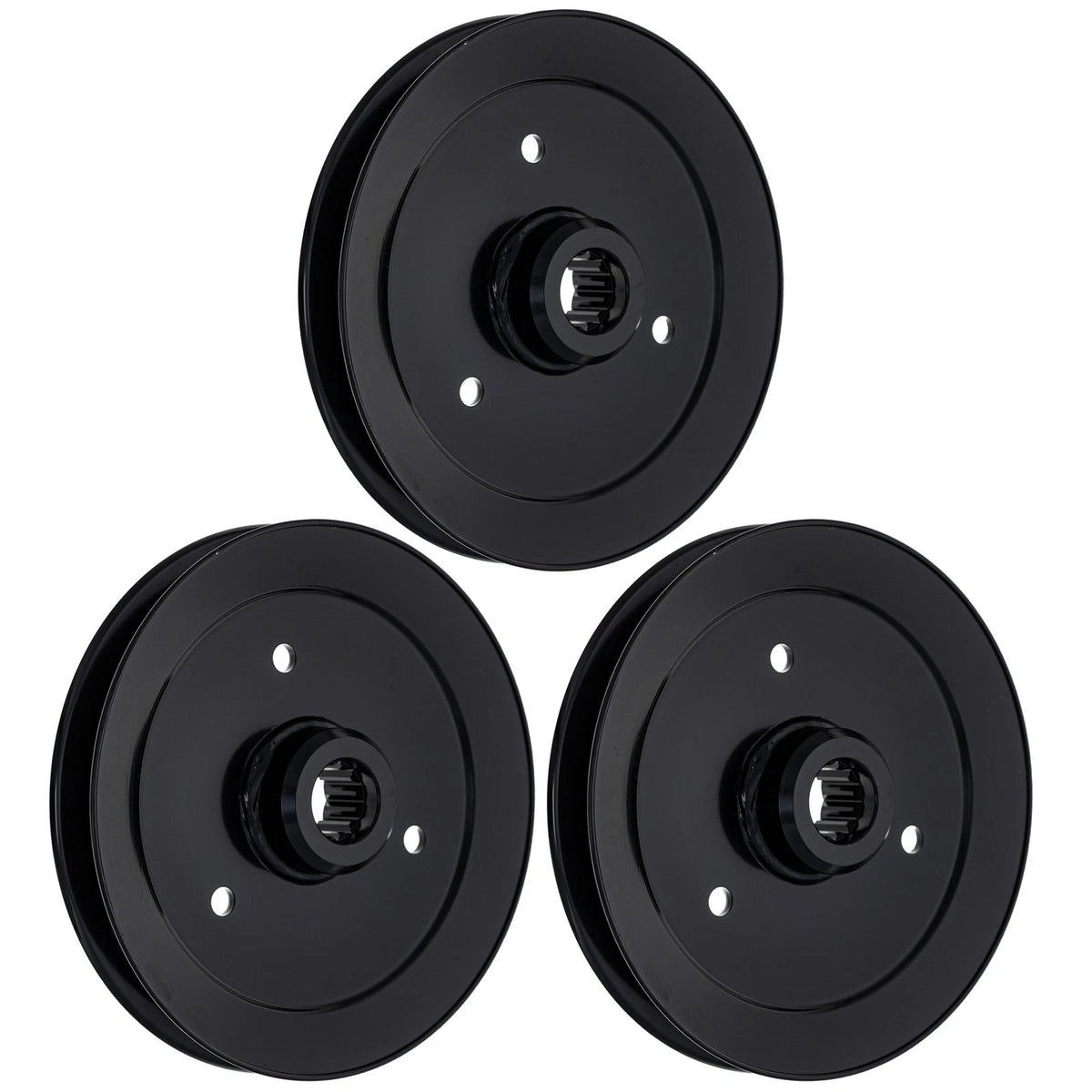 Set of 3 Spindle Pulleys for Exmark Lazer Z S X-Series (116-0675)