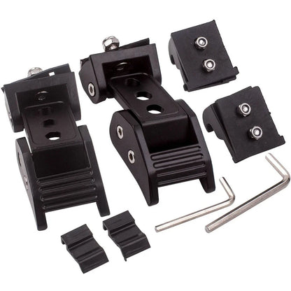 2 Pcs Hood Latch Locking Catch for Jeep Wrangler JK JL (2007–2023) w/Rubber Pads