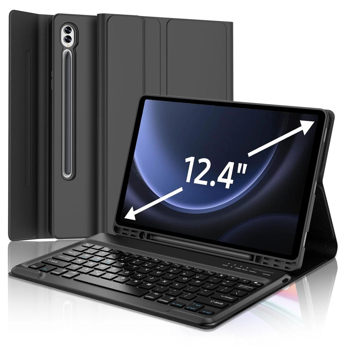 Keyboard Case for Samsung Galaxy Tab S9 Plus 12.4''/S9 FE+ 5G