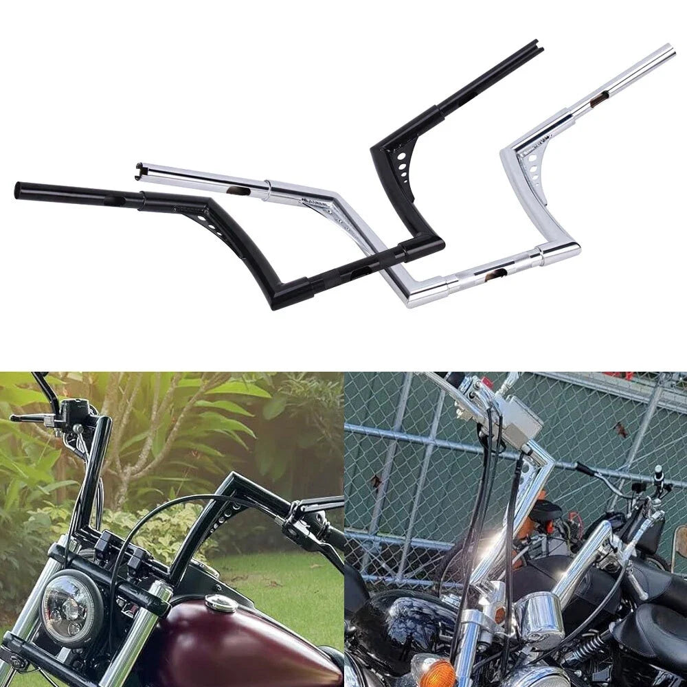 10" Rise Ape Hanger Handlebar 1 1/4" for Harley Sportster FXST Softail